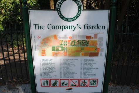 Map of Garden and surrounding area 